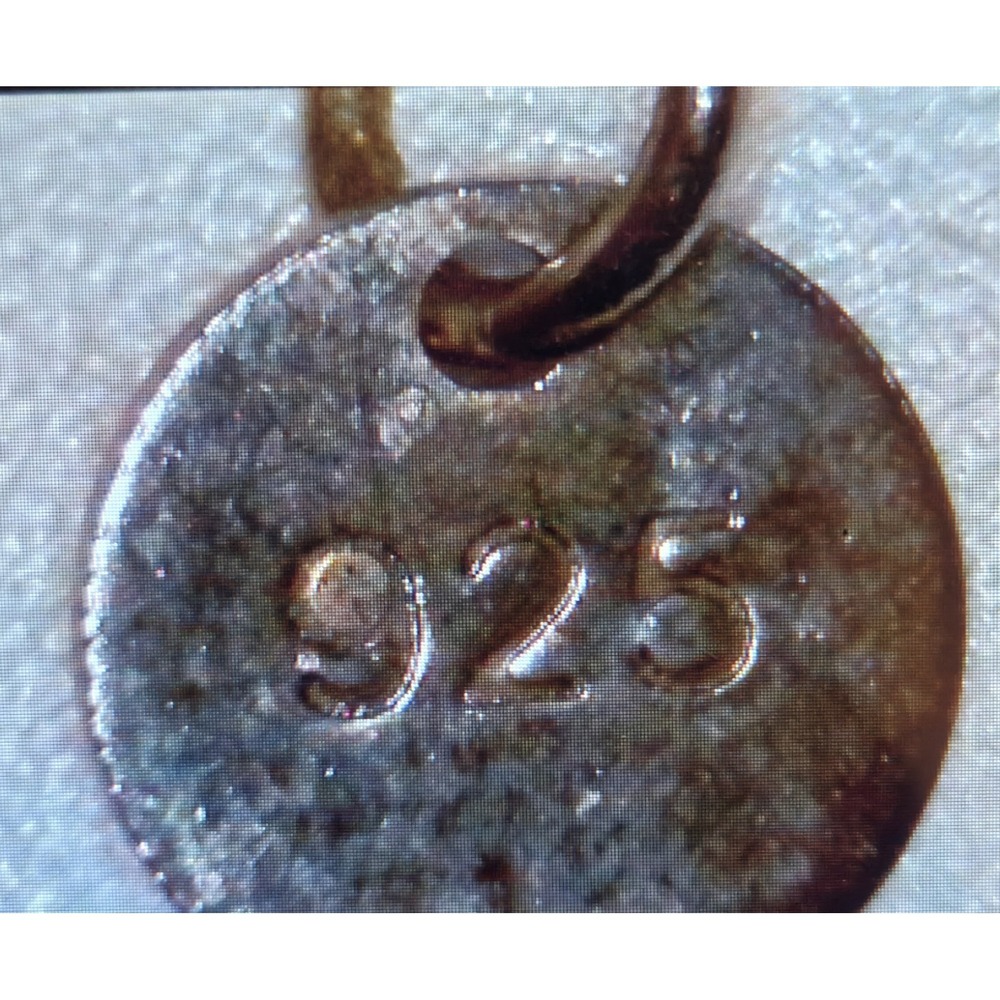 Vintage Sterling Silver Open Heart‎ Love Necklace Adjustable 19.5-21.5" - Picture 6 of 7